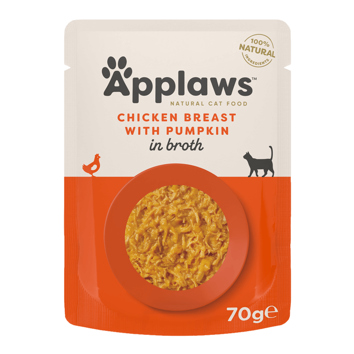 Applaws | Chicken with Pumpkin in Broth | 12x70g