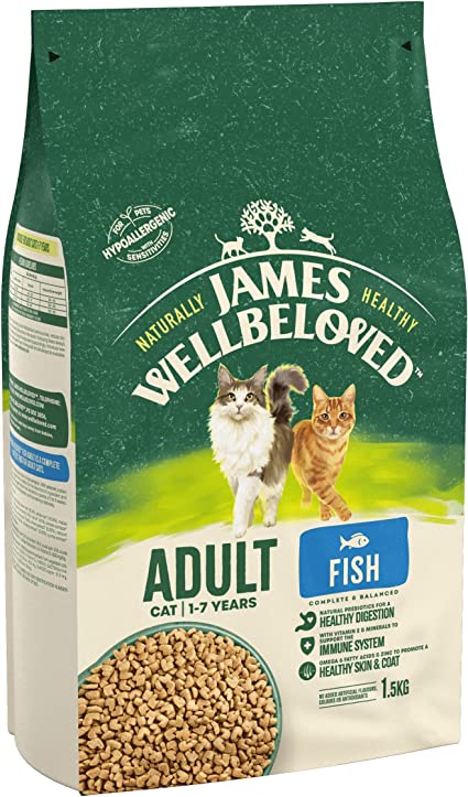 James Wellbeloved | Adult 1-7 | Fish | Hypoallergenic | 1.5kg