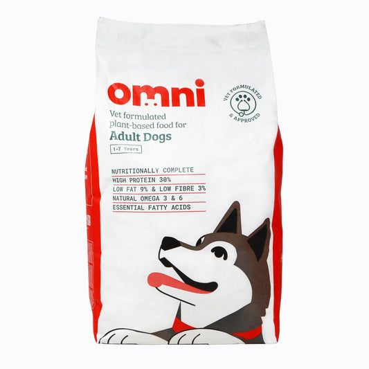Omni Plant Based Dog Food - Adult dog Vet formulated - 10kg
