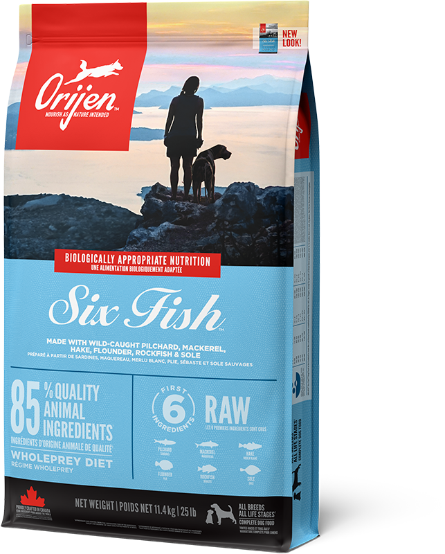 Orijen | Six Fish | All Breeds | All Ages | 11.4kg