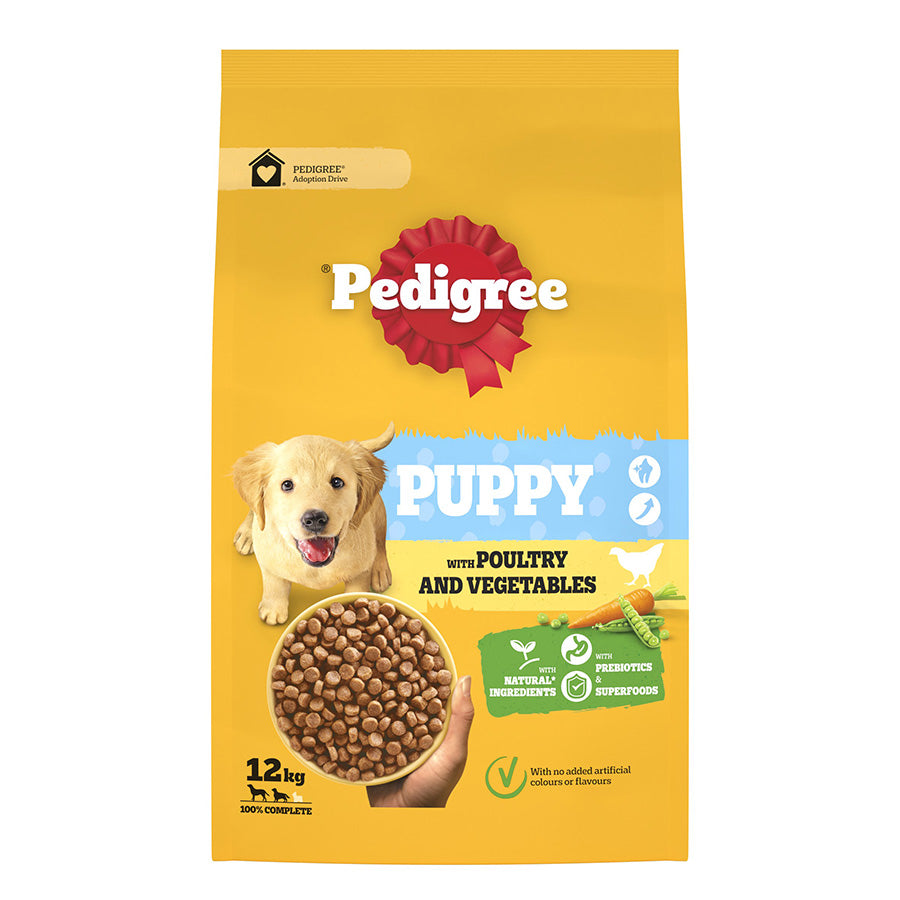 Pedigree | Puppy 2-15mo | Poultry & Veg | 12kg