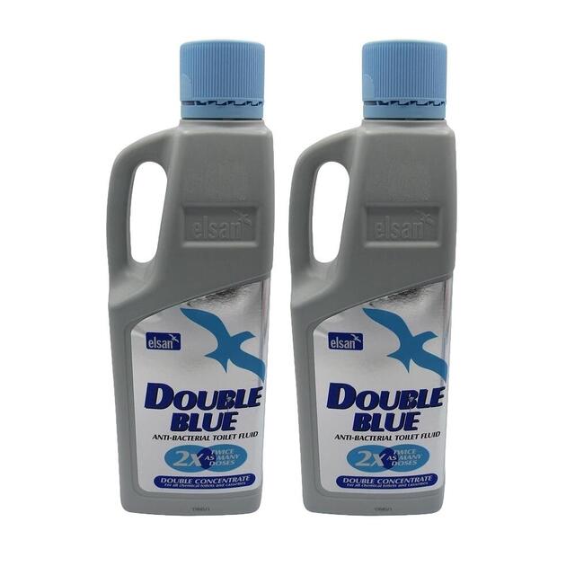 2 x 2L| Elsan| Double Blue Toilet Fluid-Anti Bacterial