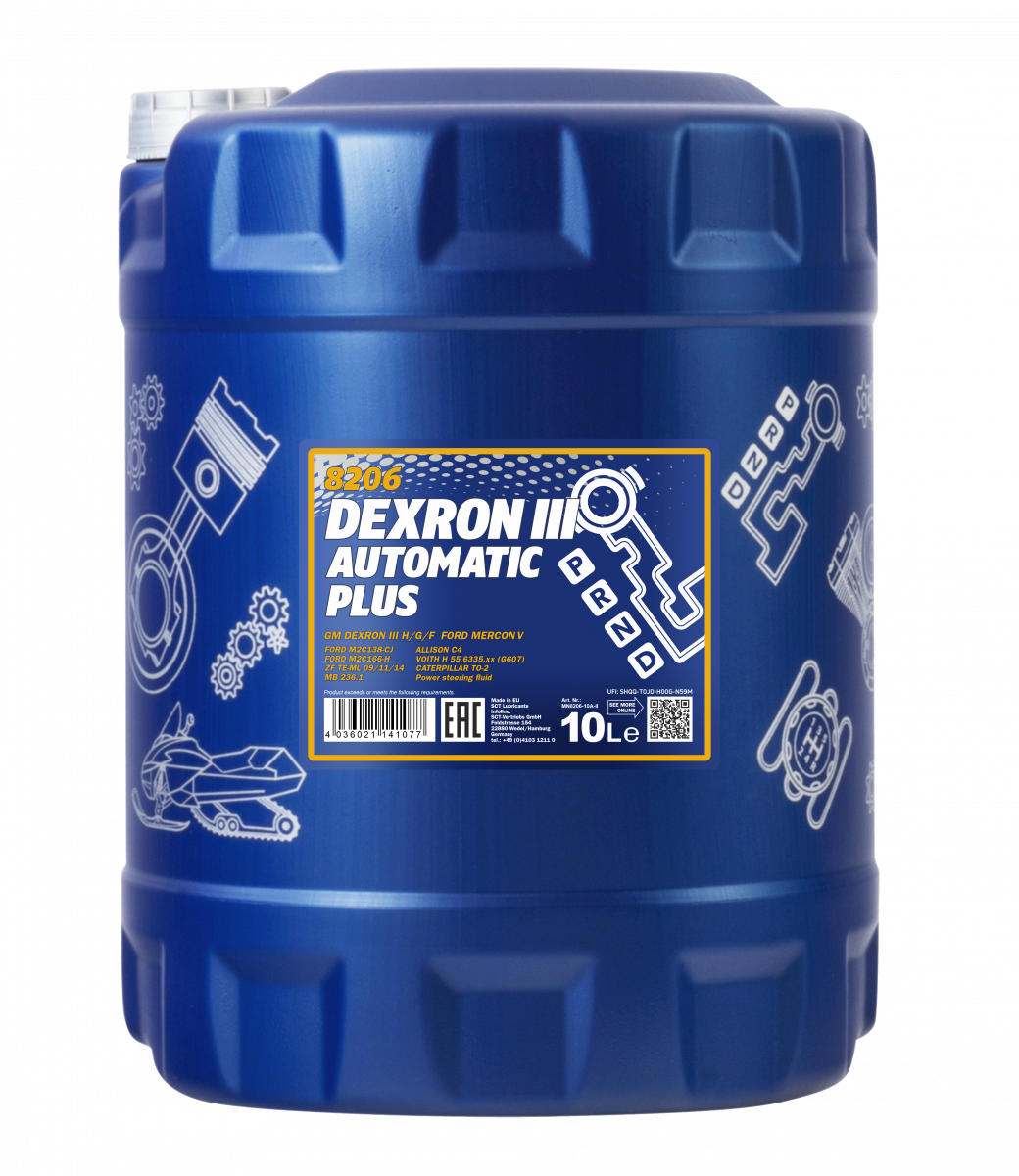 Mannol| 8206 Dexron III Automatic Plus| 10L