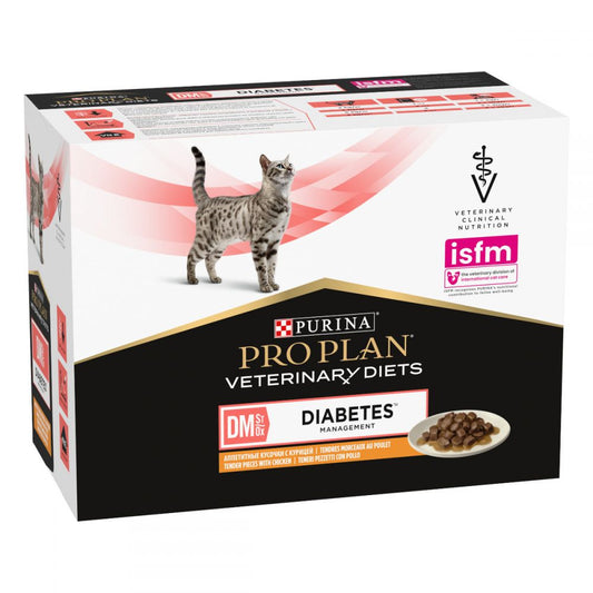 Bundle 4x |Purina Pro Plan Diabetes | Chicken | 10x85g