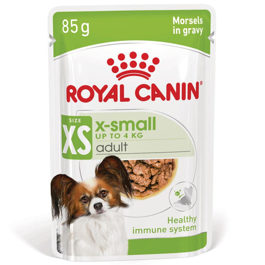 Royal Canin Dog - XS Adult Healthy Immune System in Gravy - 48x85g