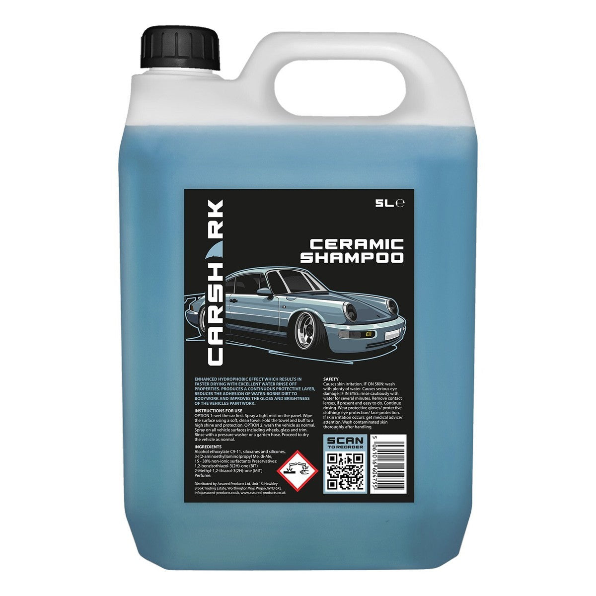 Carshark| Ceramic Shampoo| 5L