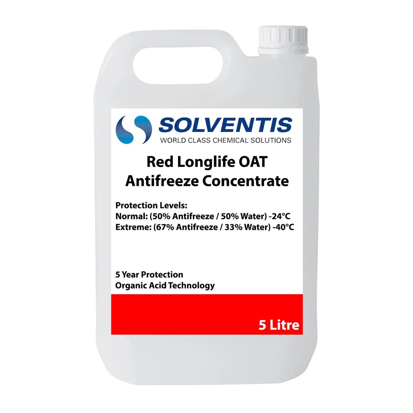 Solventis| DC2053 Anti Freeze Red Long Life-5L