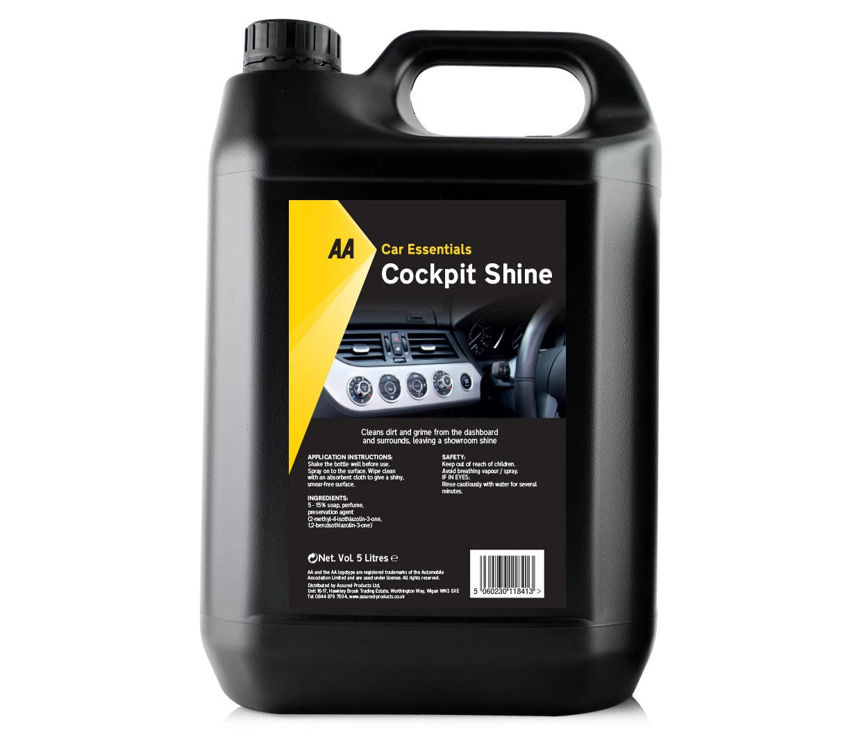 AA Car Essentials| Cockpit Shine- 5L