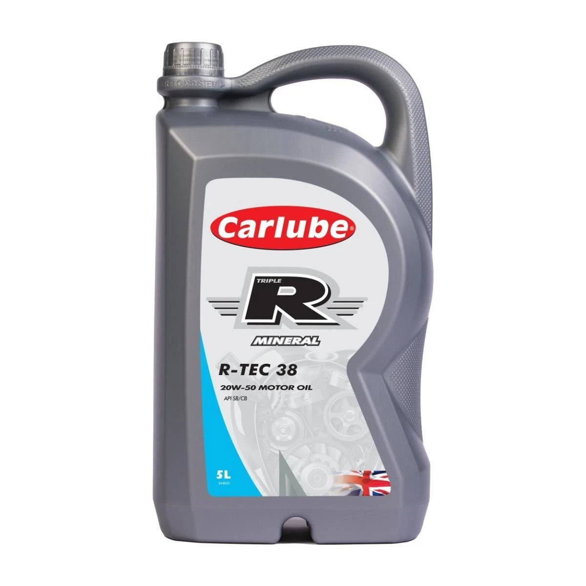 Carlube| Triple R Mineral R-Tec 38 20W-50 Oil-5L