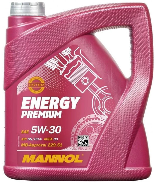 Mannol| Energy Premium- SAE 5W-30-4L