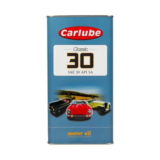 Carlube| Classic 30 SAE 30 API SA Motor Oil| 1 Gallon