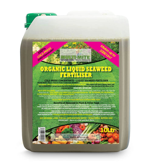 Multi-Mite Organic Liquid Seaweed Fertiliser 10L