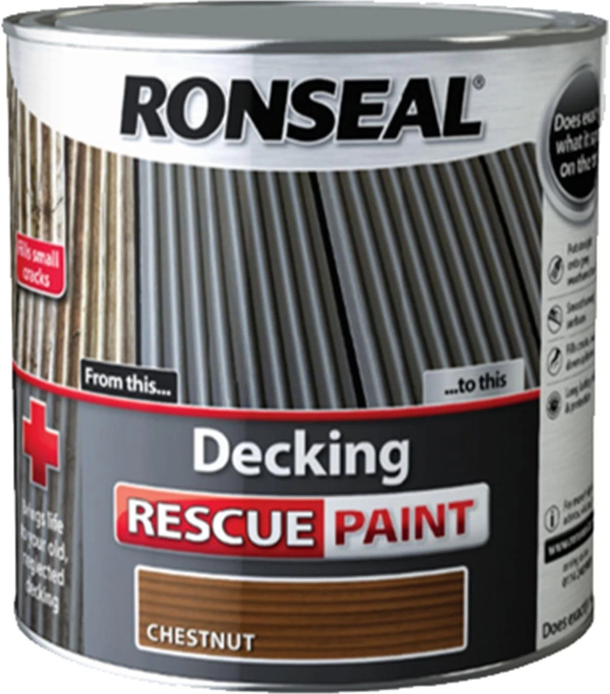 Ronseal| Decking Rescue Paint- Chesnut-2.5L