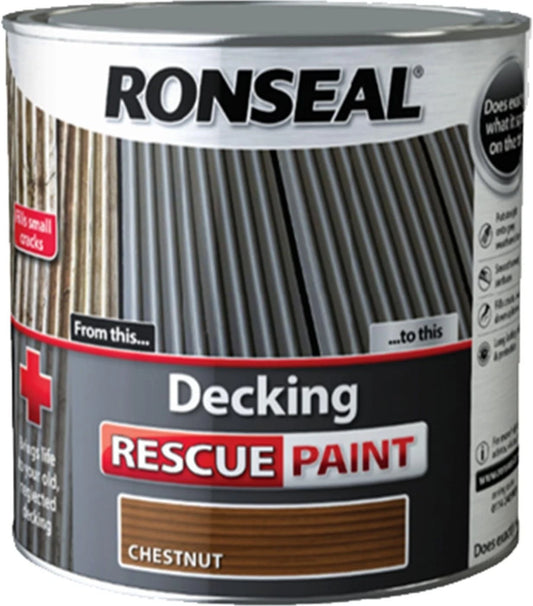 Ronseal| Decking Rescue Paint- Chesnut-2.5L