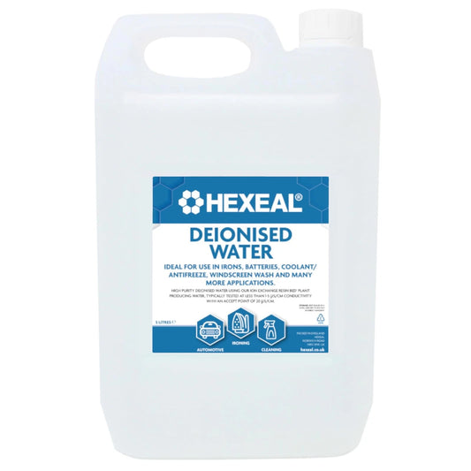 Hexeal Deionised Water | 5L