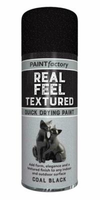 PAINT Factory| Textured Quick Dry Paint |Coal Black| 220g