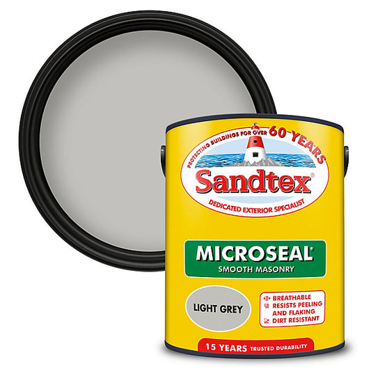 Sandtex| Microseal| Light Grey| 5L