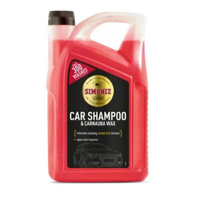 2 x 5L| Simoniz| Car Shampoo & Carnuba Wax-Applemint