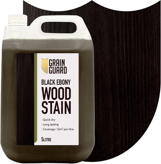 Grain Guard| Black Ebony Wood Stain- 5L