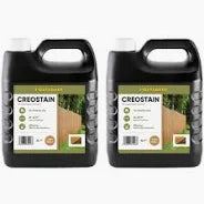 2 x 4L|Postsaver| Creostain-Oil Treatment-Light Brown