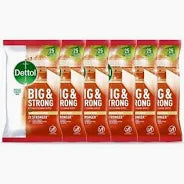 x6 BUNDLE|Dettol| Biodegradable Wipes-Big & Strong