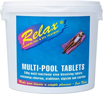 Relax| Multifunction Chlorine Tablets- Large- 200g
