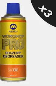 3 x 400ml| Morris| Workshop Pro-Solvent Degreaser