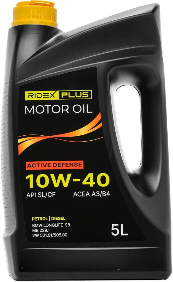 Ridex Plus| 10W-40 Engine Oil| Petrol/Diesel| 5L