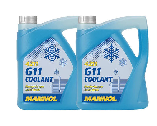 2 x 5L- Mannol| AG11 Antifreeze 4011