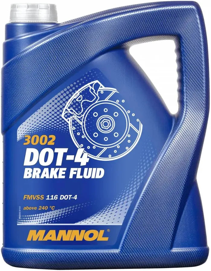 Mannol| Dot-4 Brake Fluid 3002 FMVSS 116| 5L