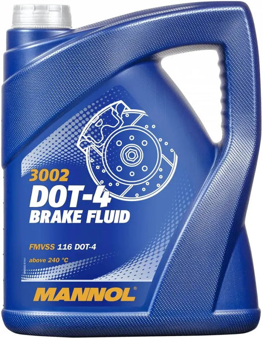 Mannol| Dot-4 Brake Fluid 3002 FMVSS 116| 5L