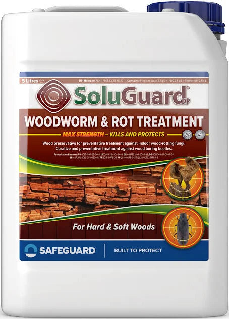 Safeguard|SoluGuard Woodworm & Rot Treatment-5L