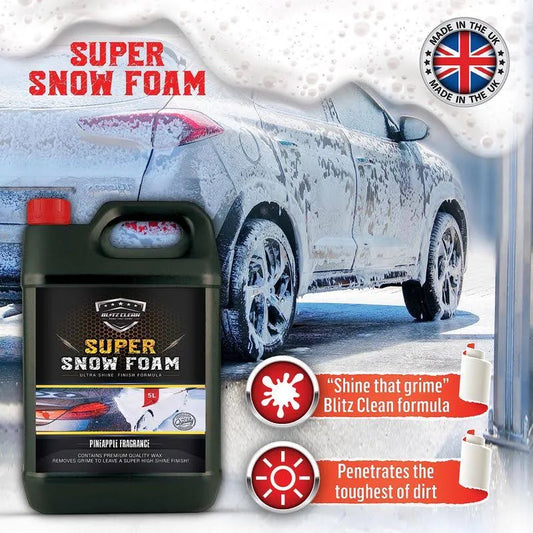 Blitz Clean| Super Snow Foam-Pineapple-5L