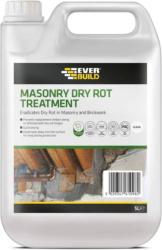 Everbuild| Masonry Dry Rot Treatment-5L