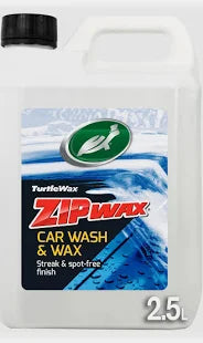 2 x 2.5L| Turtlewax| Zipwax- Car Wash & Wax