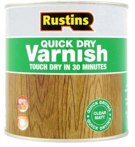 Rustins| Quick Dry Varnish- Clear Matt- 2.5L