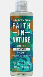 5 x 400ml| Faith In Nature| Body Wash- Coconut