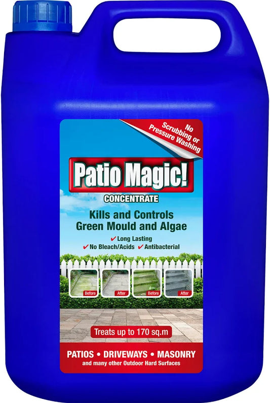 Patio Magic| Kills Mould/ Algae/ Lichens| 5L
