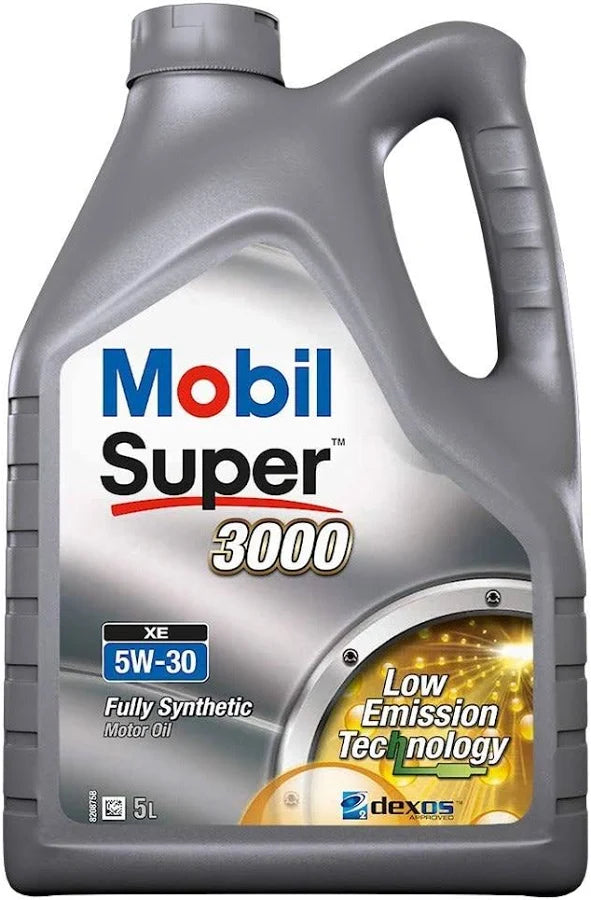 Mobil| Super 3000-XE 5W-30-Synthetic Engine Oil-5L