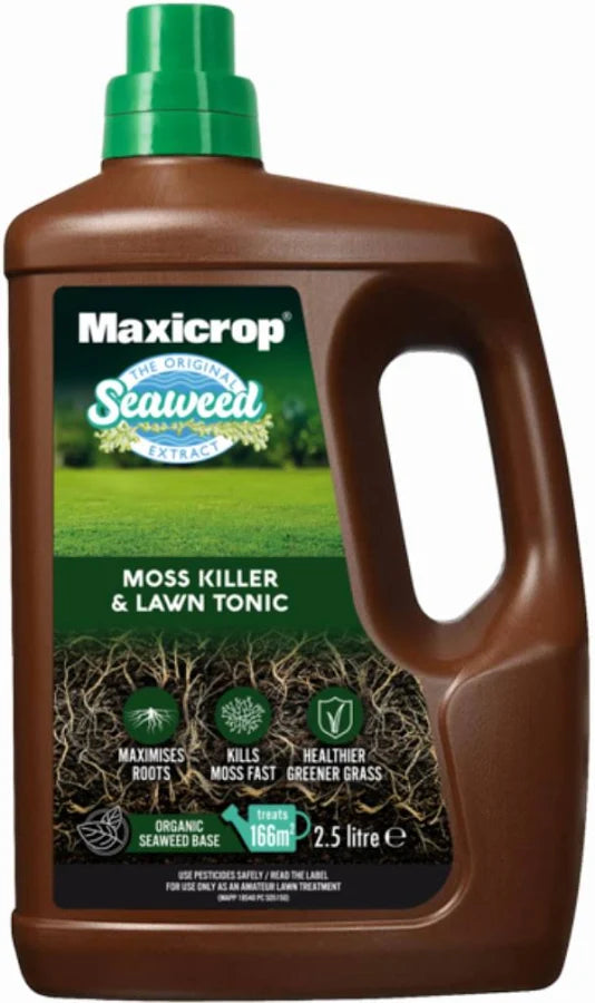 Maxicrop| Moss/Lawn Tonic- Organic Seaweed-2.5L