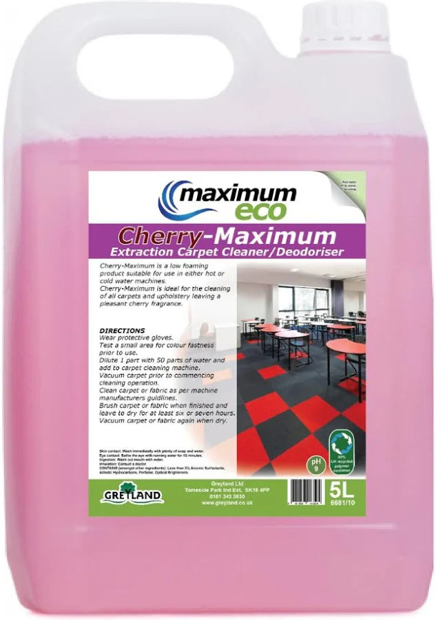 Maximum Eco| Cherry Maximum Carpet Cleaner-5L