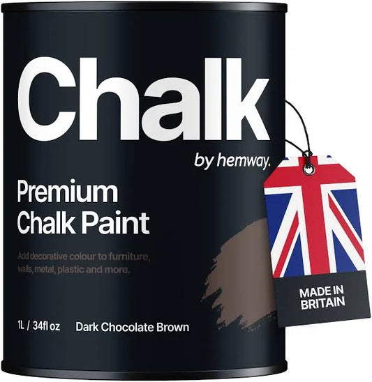Hemway| Chalk Paint| Dark Chocolate Brown| 1L