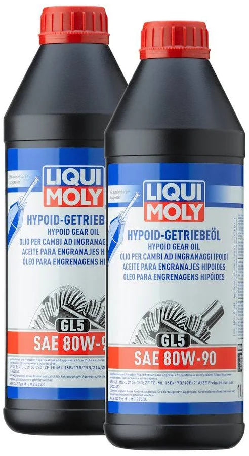 2 x 1L| Liquimoly| Hypoid Gear Oil-SAE 80W-90