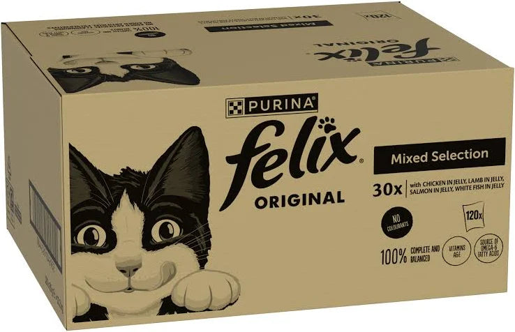 Felix Original Mixed Selection in Jelly 120x85g