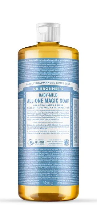Dr Bronner's| All One Magic Soap-Baby Mild- 945ml