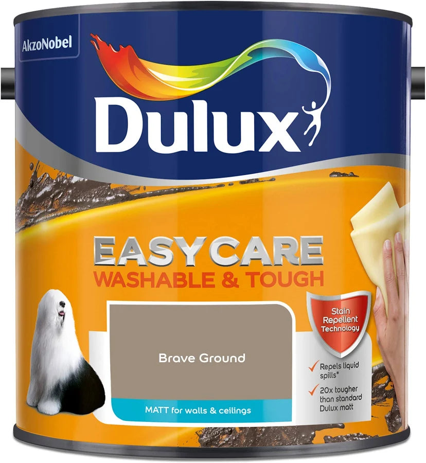 Dulux| Easycare Paint- Matt Brave Ground-2.5L