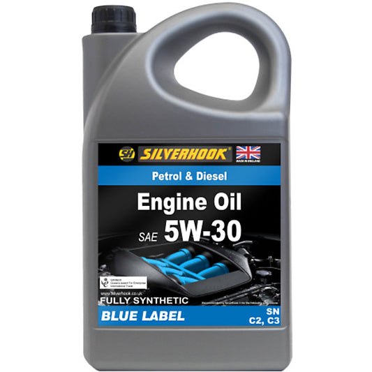 Silverhook| Petrol/Diesel Engine SAE 5W-30|Blue Label| 5L