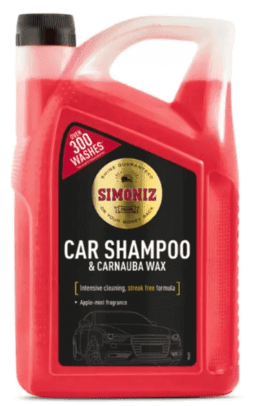 Simoniz Car Shampoo & Carnauba Wax - Applemint Fragrance - 5L