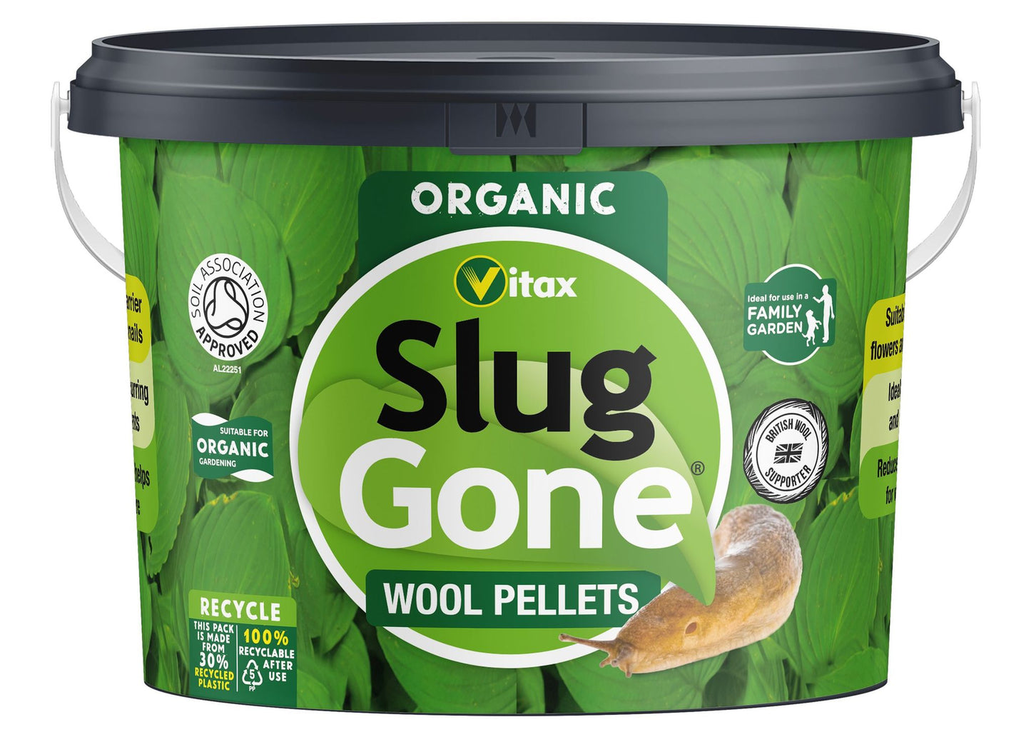 Vitax | Slug Gone | Wood Pellets | 10L