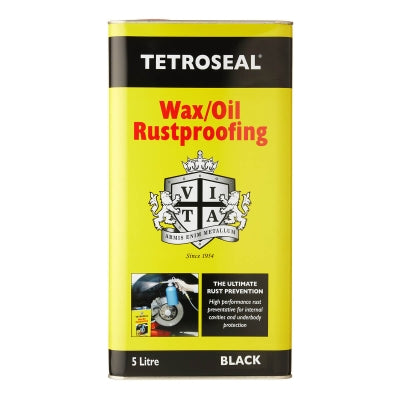 Tetroseal| Wax/Oil Rustproofing- Black- 5L